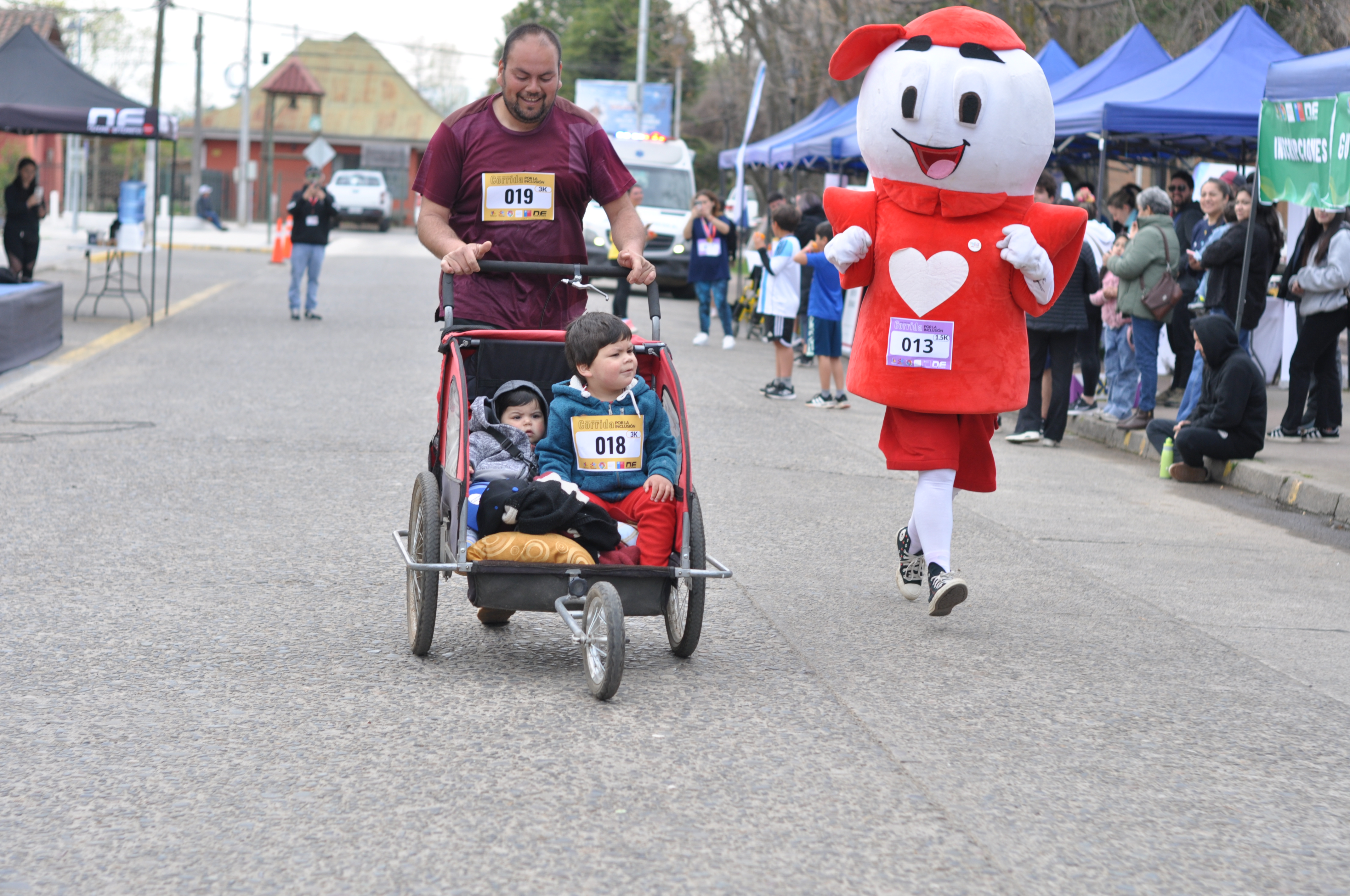 Runners y familias participaron en la tercera versión de la Corrida por la Inclusión