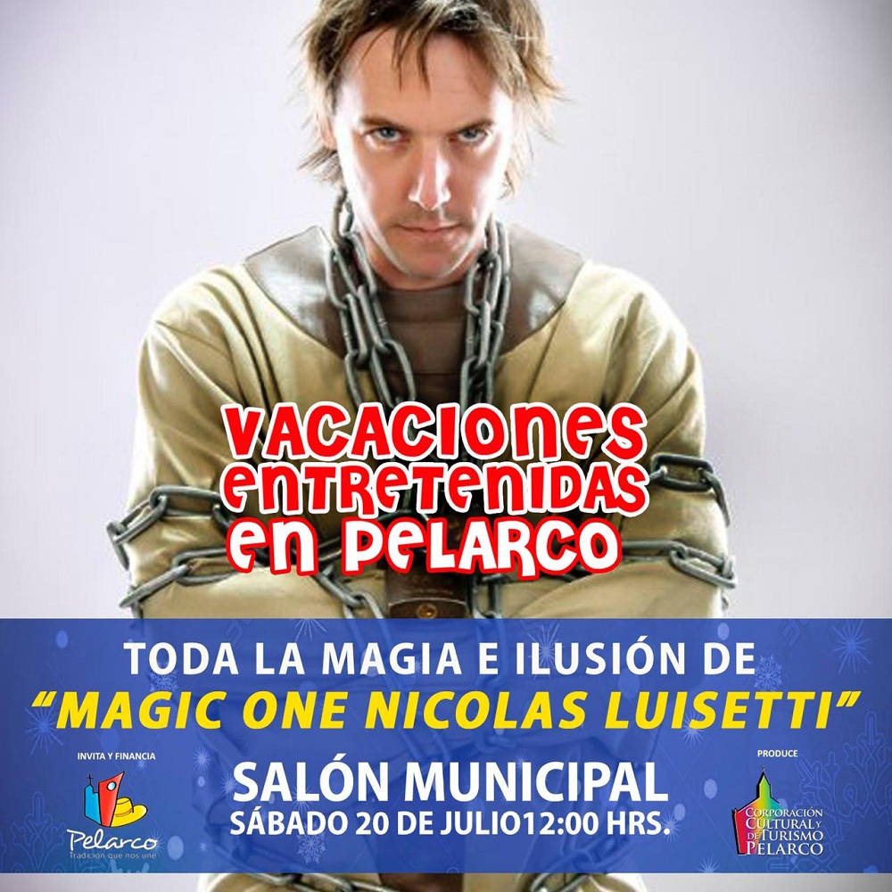 Pelarco cerrará las vacaciones de invierno con show de magia