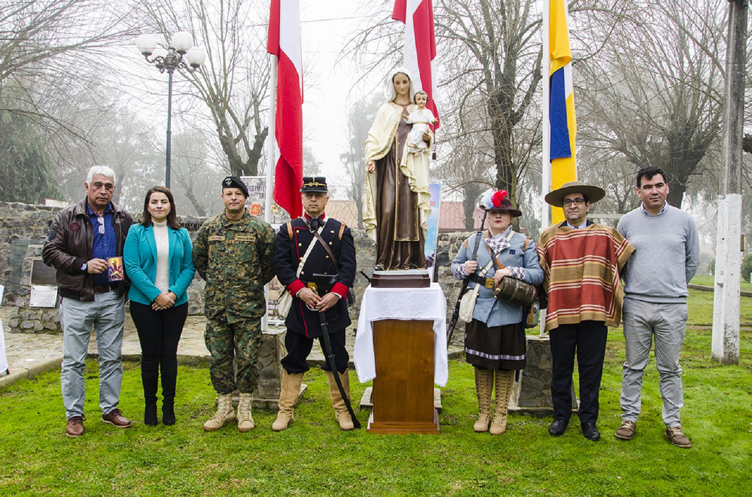 Desde el Regimiento de Talca alcalde Vásquez  lanzó Fiesta Nacional de la Virgen Del Carmen